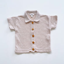 Load image into Gallery viewer, Grown Linen Button Shirt Beige (6-12m)
