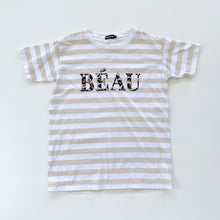 Load image into Gallery viewer, Beau Hudson T-Shirt Beige Stripes (10y)
