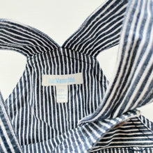 Load image into Gallery viewer, JoJo Maman Bébé Stripe Overalls (3-6m)
