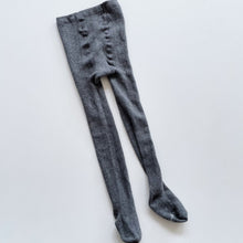Load image into Gallery viewer, Seed Grey Rib Stockings (3y)
