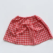 Load image into Gallery viewer, Handmade Gingham Skirt (4-5y)
