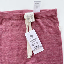 Load image into Gallery viewer, Baby Baby Merino Pointelle Pants Berry NEW (6-12m)
