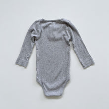 Load image into Gallery viewer, Jamie Kay Organic Cotton Ribbed Bodysuit Light Grey (2y)
