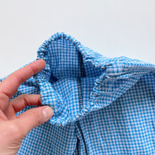Load image into Gallery viewer, Handmade Blue Gingham Flares (1-2y)
