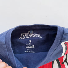 Load image into Gallery viewer, Marvel TM Spiderman Dark Blue L/S Top (3y)
