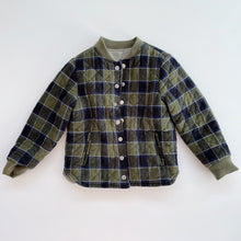 Load image into Gallery viewer, Cotton On Reversible Check/Green Jacket (7-8y)
