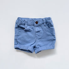 Load image into Gallery viewer, TEX Blue Shorts (3-6m)
