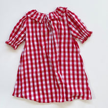 Load image into Gallery viewer, Elma The Label Red Gingham Dress (10y)
