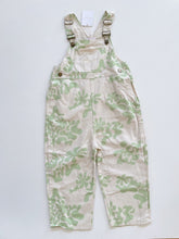 Load image into Gallery viewer, Ziggy Lou Overalls Green/Beige Pattern NEW (5y)
