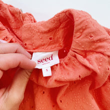 Load image into Gallery viewer, Seed Orange Broderie Blouse (5y)
