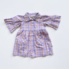 Load image into Gallery viewer, Goldie + Ace Lilac Check Dress (3-6m)
