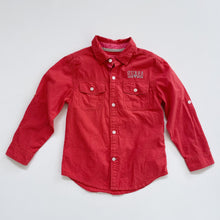 Load image into Gallery viewer, Guess Red Mini Gingham Pattern Shirt (5y)
