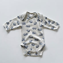 Load image into Gallery viewer, Nature Baby Merino L/S Bodysuit Raccoon (0-3m)
