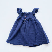 Load image into Gallery viewer, Jamie Kay Organic Muslin Dress Navy NWOT (2y)
