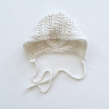 Load image into Gallery viewer, Gorgeous Mohair Bonnet Cream (3-6m)
