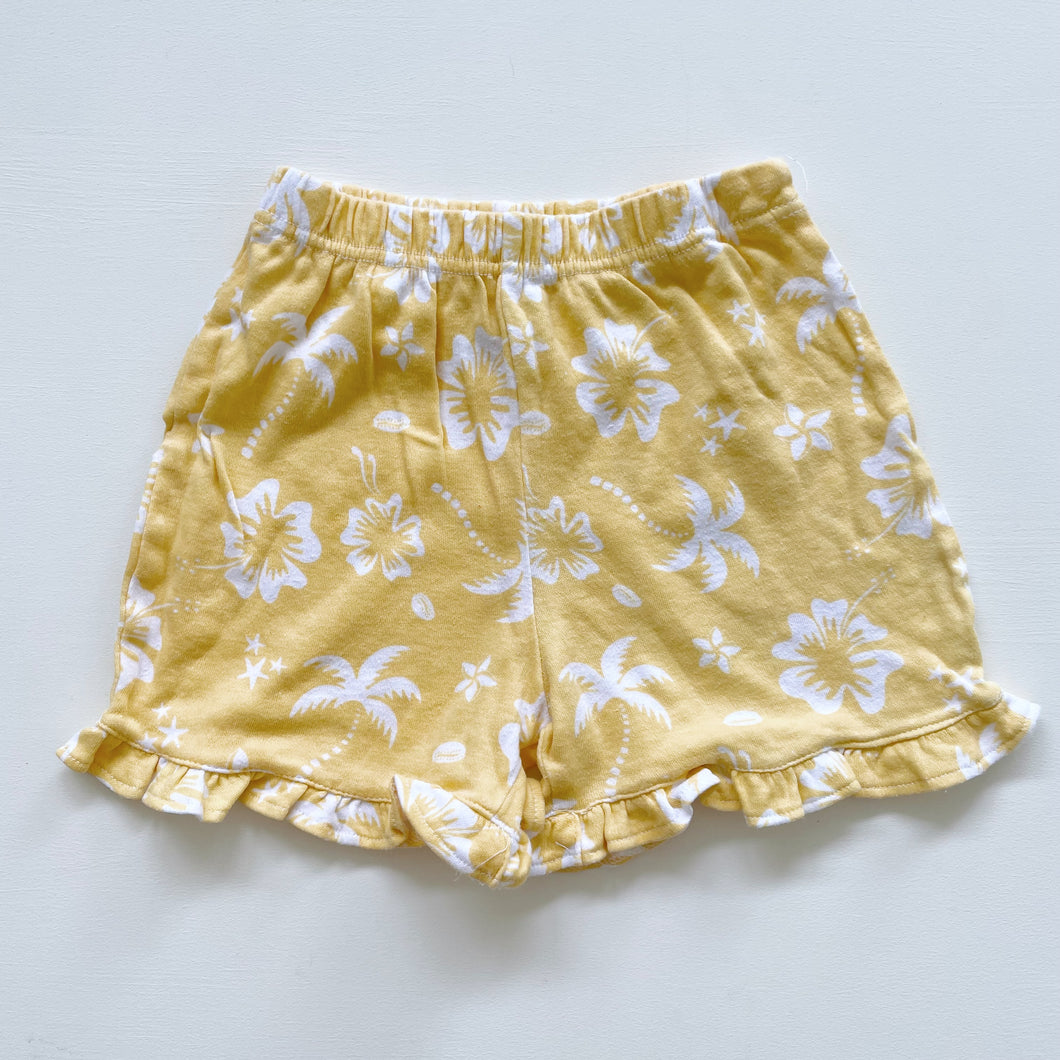 Vintage Puddleduck Shorts Yellow Floral (4-5y)