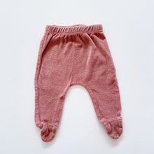 Load image into Gallery viewer, Nature Baby Organic Footed Pants Pink Terry (0-3m)
