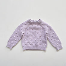 Load image into Gallery viewer, Jamie Kay Dotty Knit Pale Lilac Marle (3-6m)
