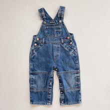 Load image into Gallery viewer, Vintage Pumpkin Patch Denim Overalls (1y)
