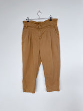 Load image into Gallery viewer, Sezane Brown Austin Paperbag Trousers (M/38)
