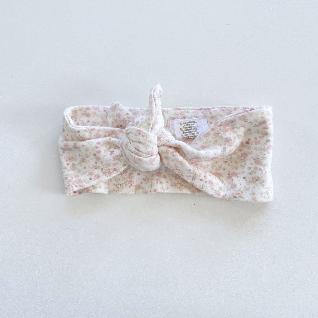 Jamie Kay Organic Headband Pink Floral (baby)