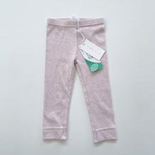 Load image into Gallery viewer, Jamie Kay Organic Rib Leggings Violet Marle NEW (6-12m)
