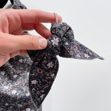 Load image into Gallery viewer, Jamie Kay Organic Cotton Dress + Hair Tie Dark Floral (1y)
