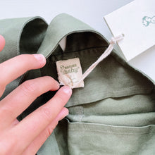 Load image into Gallery viewer, Nature Baby Organic Overalls Forest Green NEW (3y)
