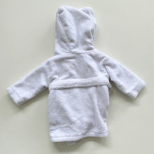 Load image into Gallery viewer, "Liam" Embroidered Bath Robe White (6-12m)
