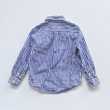 Load image into Gallery viewer, Ralph Lauren Stripe L/S Shirt Boats (5y)

