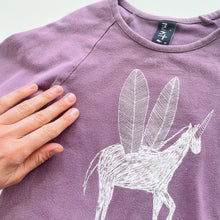 Load image into Gallery viewer, Minti Kindy Dress Purple Unicorn (4y)
