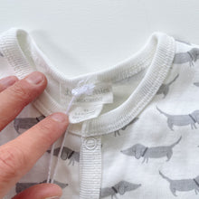 Load image into Gallery viewer, Little Berries by Redcurrent Organic All-In-One Sausage Dogs NEW (3-6m)
