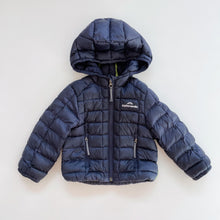 Load image into Gallery viewer, Kathmandu Puffer Jacket Hooded Navy (2y)
