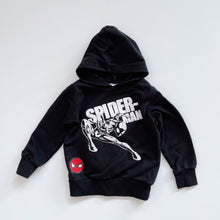 Load image into Gallery viewer, Marvel Spiderman Hooded Jumper Black/White (5y)

