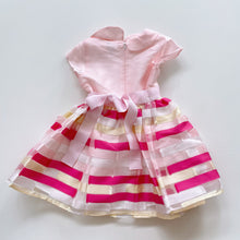 Load image into Gallery viewer, Harrods Of London Party Dress | Pink Stripes (1y)
