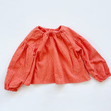 Load image into Gallery viewer, Seed Orange Broderie Blouse (5y)
