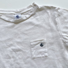 Load image into Gallery viewer, Vintage Petit Bateau White Tee *tagged bigger (3-4y)
