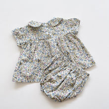 Load image into Gallery viewer, Liberty Floral Blouse + Bloomers Set (3-6m)
