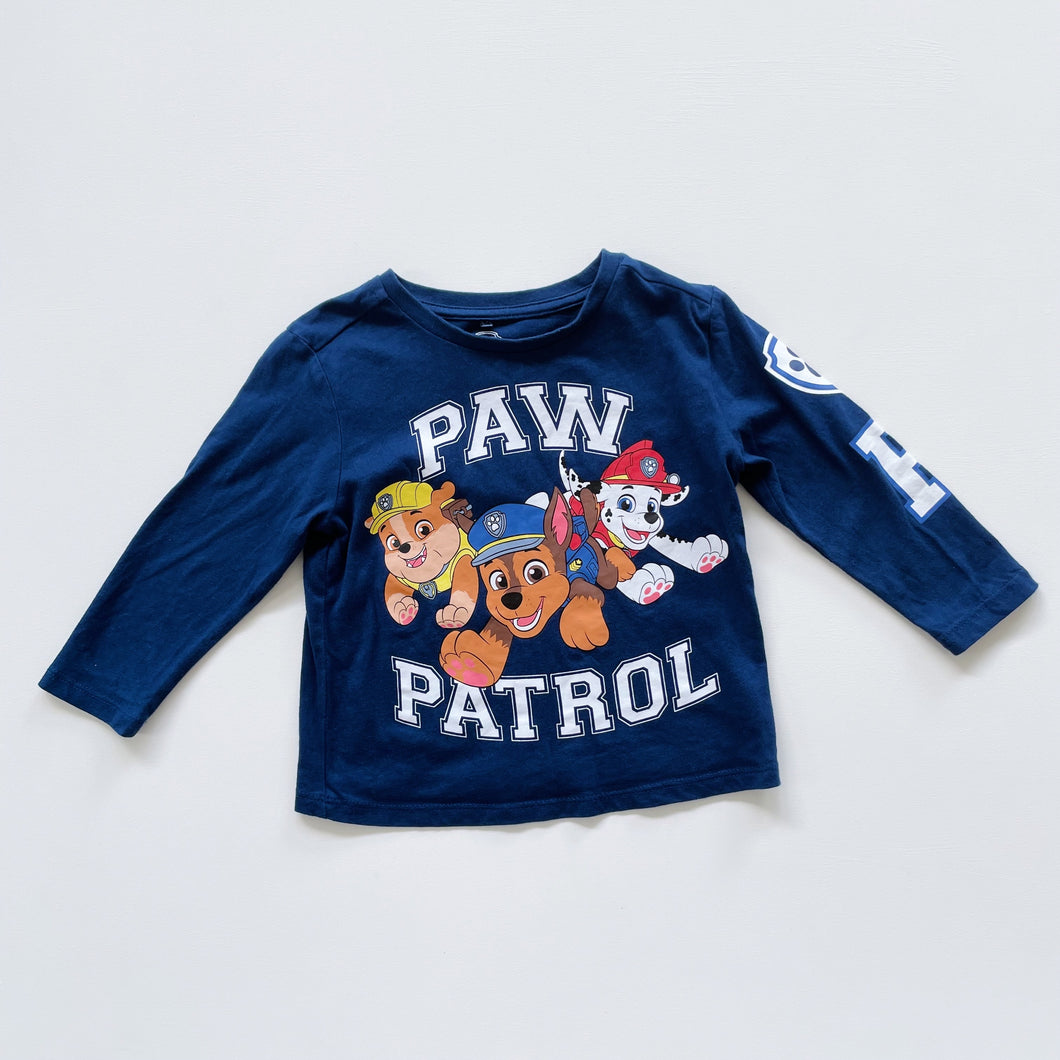 Paw Patrol L/S Tee Navy (2y)