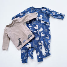 Load image into Gallery viewer, Next 3 Piece Set Navy Dinos (6-9m)
