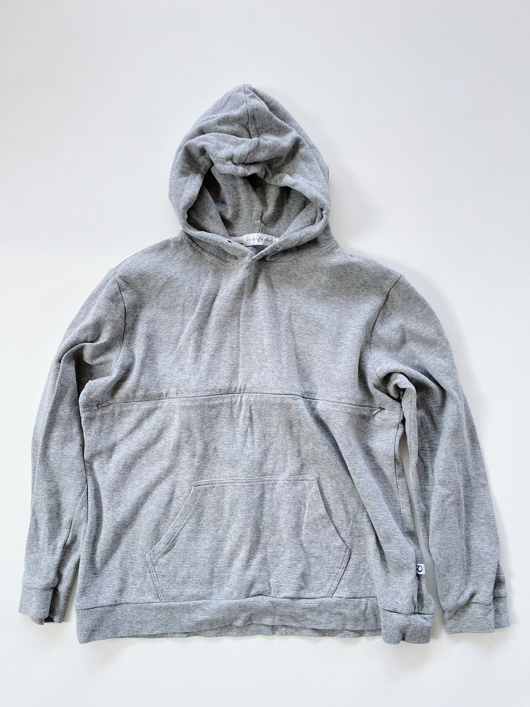 Esther & Albie Nursing Jumper Grey Waffle (S)