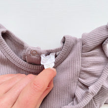 Load image into Gallery viewer, Jamie Kay Organic Rib Bodysuit L/S Embroidered (1y)
