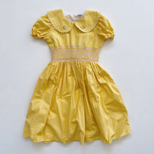 Load image into Gallery viewer, Gorgeous Rohans Smocked Dress Sunshine Yellow (7y)
