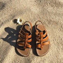 Load image into Gallery viewer, Rondini St Tropez - Tropéziennes Natural Double Tanned Leather (EU23)
