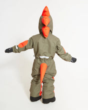 Load image into Gallery viewer, XTM Rugrats II Kids One Piece Snow Suit Green/Orange + Gloves (4y)
