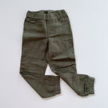Load image into Gallery viewer, Handmade Olive Linen Set (5y)
