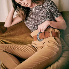 Load image into Gallery viewer, Sezane Brown Austin Paperbag Trousers (M/38)
