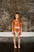 Load image into Gallery viewer, Rock Your Kid Aloha Marigold LS Rashie Set Lined NEW (10y)
