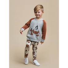 Load image into Gallery viewer, HUXBABY Turtle Organic Pants Almond NEW (1y)
