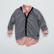 Load image into Gallery viewer, YmamaY? Gingham Shirt + Cardigan (8-9y)
